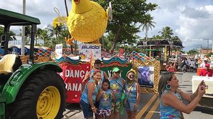 Imagem Prévias: foliões capricham nas fantasias carnavalescas; confira