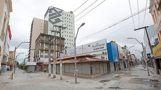 Centro de Maceió durante o período de isolamento social na pandemia da covid-19 | Itawi Albuquerque / TNH1