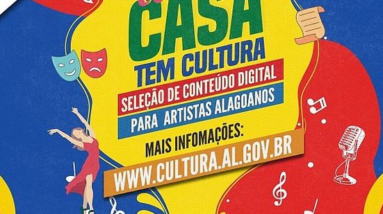 Festival quer selecionar conteúdo digital para artistas alagoanos | Ascom Secult