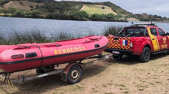 Bombeiros fazem busca por pescador que desapareceu em barragem, em Igaci | Divulgação / Corpo de Bombeiros