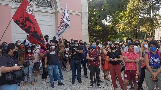 Protesto realizado em Recife (PE) contra a violência sofrida pela travesti Roberta Nascimento da Silva, 32 | Yane Mendes/Divulgação