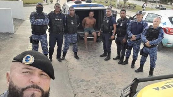 Suspeito foi detido em flagrante por agentes da Guarda Municipal | Foto: Reprodução / Instagram