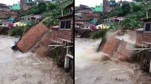 Imagem 5 vídeos chocantes que mostram a tragédia das chuvas em Pernambuco