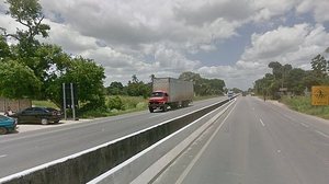 Acidente ocorreu na BR-104 | Reprodução / Google Street View