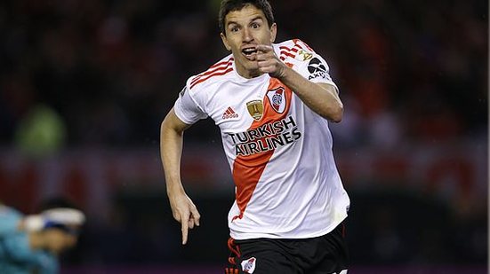 Ignacio Fernández do River Plate comemora seu gol durante a partida entre River Plate e Boca Juniors, pela semifinal da Libertadores 2019 | DiaEsportivo/Folhapress