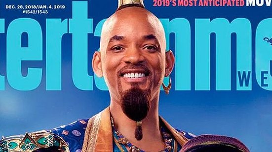 Imagem Caracterização de Will Smith como o gênio de Alladin causa polêmica