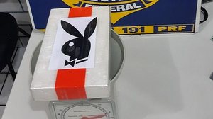 Imagem Polícia da PB apreende cocaína em embalagem com coelhinho da ‘Playboy’