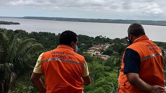 Imagem Centro Nacional de monitoramento alerta para 'risco hidrológico alto' na capital alagoana