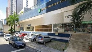 Funcionários foram assaltados na saída do hotel quando estavam a caminho do aeroporto | Foto: Reprodução/Google Maps