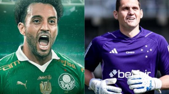 Palmeiras/Divulgação e Gustavo Martins/Cruzeiro