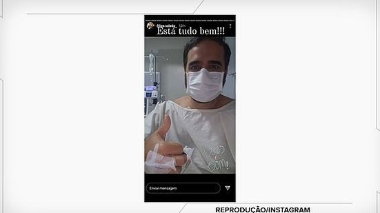 Imagem Após sofrer infarto, Filipe Toledo deixa CTI: 'Foi grave, mas estou super bem'