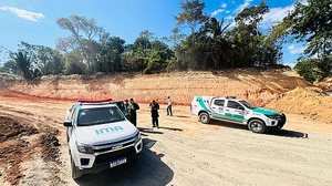 Caso de polícia: Batalhão Ambiental acompanhou IMA durante operação (Foto: IMA)