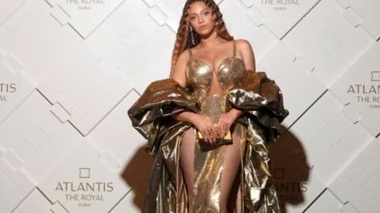 Beyoncé fez três trocas de roupas durante o show | Foto: Reprodução / Instagram