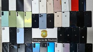 Polícia Civil vai devolver aos proprietário 43 celulares recuperados em Maceió | Foto: Cortesia / Ascom PC