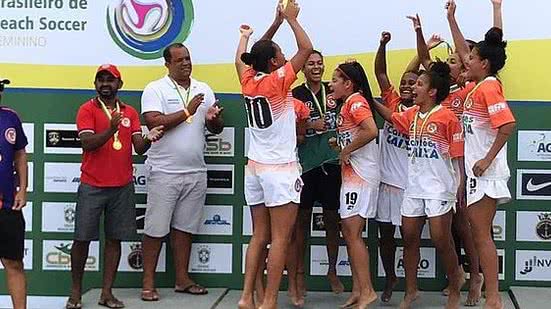 Meninas levaram campeonato brasileiro de Futebol de Areia | Assessoria