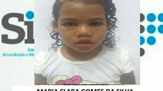 Imagem Caso Maria Clara: polícia realiza operação para localizar menina desaparecida