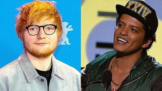 Imagem Bruno Mars 'contrata' Ed Sheeran para show particular de aniversário