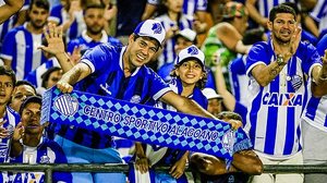 Torcida do CSA no jogo com o Criciúma | Pei Fon / Portal TNH1