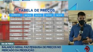 Imagem Dia de Feira: pesquisa de preços do Balanço Geral AL desta sexta, 19, foi no Mercado da Produção