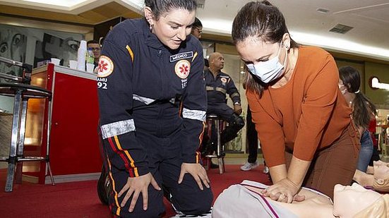 Durante o 3º RCP Day, a população será ensinada a identificar uma parada cardiorrespiratória e como fazer os primeiros socorros | Foto: Thyeres Medeiros / Ascom Samu