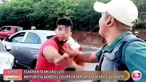 Nicce Ribeiro falou sobre a agressão que sofreu na última quinta-feia (11) enquanto cobria ao vivo uma batida de trânsito em São Luís (MA) | Reprodução / TV Globo