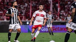 CRB empatou por 2 a 2 contra o Atlético-MG no jogo de ida | Francisco Cedrim/CRB