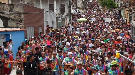 Bloco de carnaval lota as ruas da cidade do Pilar no ano de 2019 | Arquivo/Reprodução