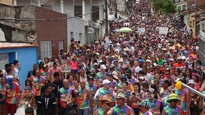 Bloco de carnaval lota as ruas da cidade do Pilar no ano de 2019 | Arquivo/Reprodução