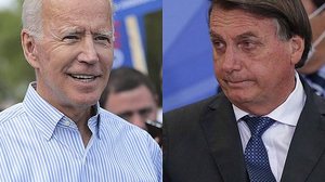 Imagem Em carta a Bolsonaro, Biden pede união contra Covid e a favor do meio ambiente