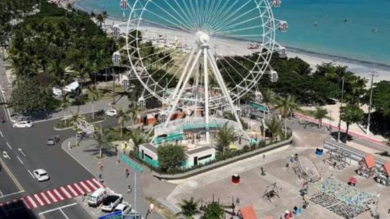 Roda Gigante na orla de Maceió vai ter ar-condicionado e wi-fi | Divulgação / Prefeitura de Maceió