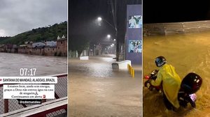 Imagem Chuva em Alagoas: veja imagens da capital e do interior