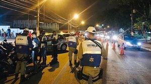 Operação realizada na noite de ontem | Cortesia / BPTran