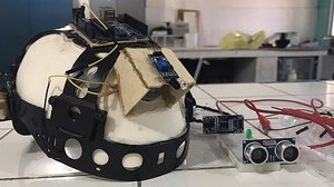 Imagem Capacete de construção civil se transforma em sensor de movimento para deficientes visuais