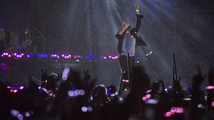 Show da banda Coldplay, no palco Mundo, durante o terceiro dia do segundo final de semana do festival Rock in Rio, no Parque Olímpido, na zona oeste do Rio de Janeiro | Eduardo Anizelli / Folhapress