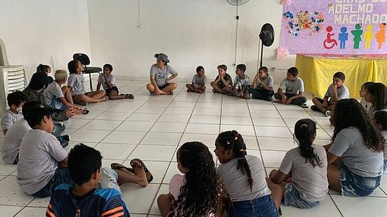 Crianças e adolescentes se reúnem todos os sábados para atividades de escoteiros | Foto: Cras Dom Adelmo Machado