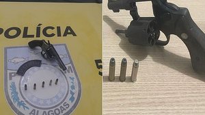 Imagem Homem é preso duas vezes no mesmo dia com armas de fogo, em Barra de São Miguel