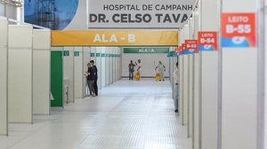 Hospital de Campanha Dr. Celso Tavares, inaugurada no dia 22 de maio conta com 150 leitos clínicos | Foto: Divulgação