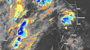 Imagem Sala de Alerta prevê chuvas, com raios e rajadas de vento, em três regiões de AL