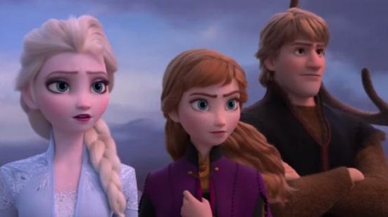 Elsa, Anna e Kristoff em prévia de 'Frozen 2' | Divulgação