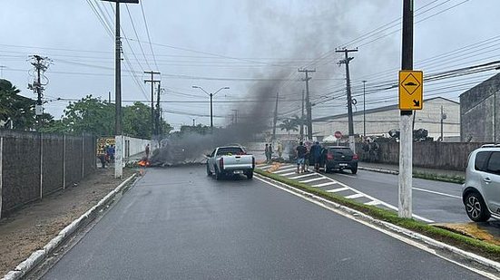 Protesto causou congestionamento na região | Foto: Netto Motta / Cortesia ao TNH1