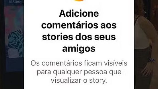 Chamada de Hype, ela dá ao usuário a opção de publicar um comentário aberto em um Story e qualquer seguidor pode ver qual foi a reação postada | Reprodução / Instagram