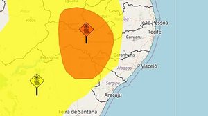 Reprodução / Inmet