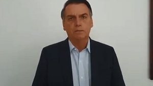 Jair Bolsonaro em vídeo postado nas redes sociais | Reprodução / Vídeo