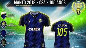 Camisa em homenagem aos 105 anos do CSA | Divulgação / CSA