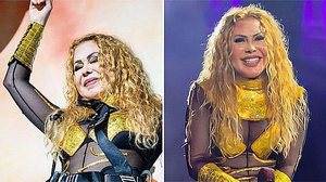 Joelma durante o show em Parauapebas, no Pará | Reprodução/Redes Sociais