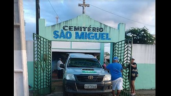 Caso foi presenciado durante velório no cemitério da cidade | Reprodução - Google