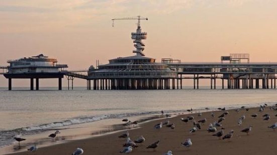 Praia de Scheveningen, em Haia, na Holanda, onde ocorreram as mortes após tempestade | Bert Kaufmann/Creative Commons