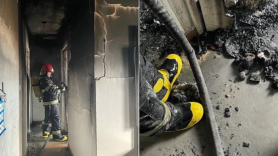 Imagem Incêndio atinge apartamento e mobiliza bombeiros no Poço; vídeo