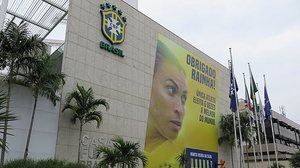 Sede da CBF comemora conquista da Rainha Marta | João Moretzsohn / CBF