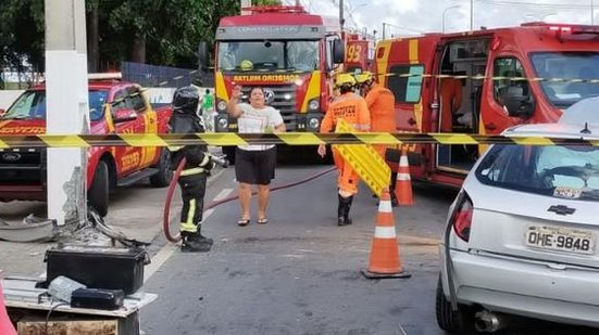 Vítimas foram resgatadas pelos Bombeiros e Samu | Foto: Cortesia / Ascom Bombeiros